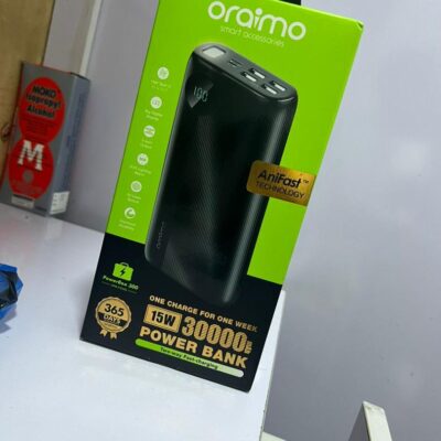 Oriamo 30000Mah 15W Fast charging with TypeC IN and OUT