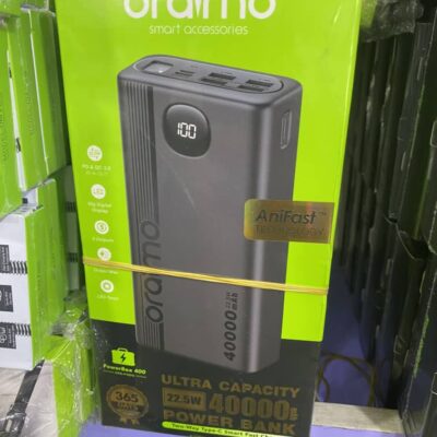 Oriamo 40,000Mah 22.5W fast charging.