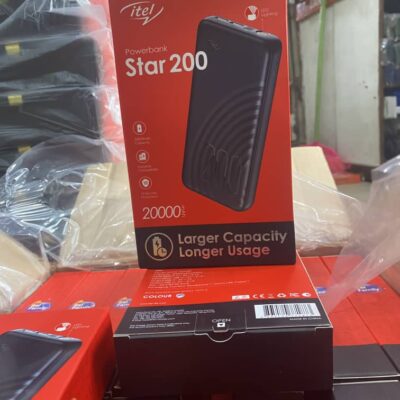 ITEL 20000Mah Fast charging with light.